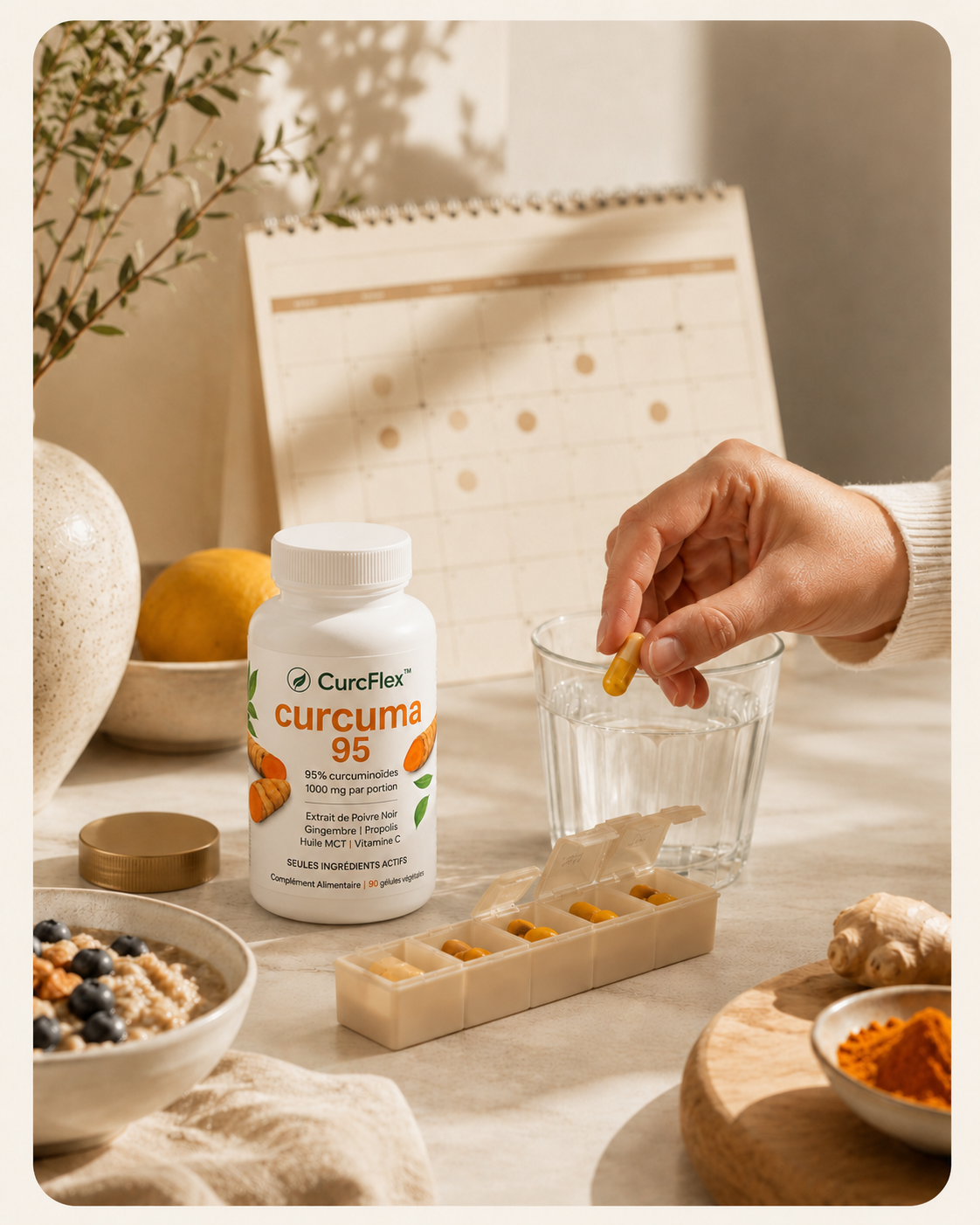 CurcFlex utilisation — Soyez régulier