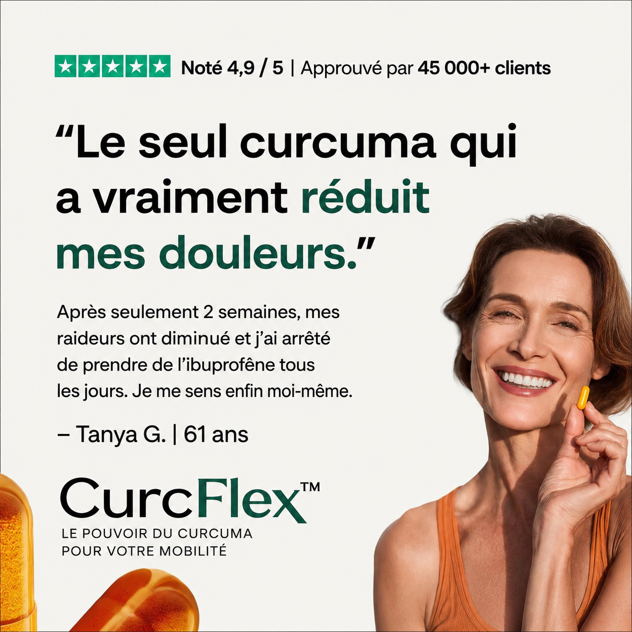 Capsules curcumine pour confort articulaire — vue 3